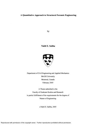 ﻿رویکرد کمی به مهندسی قانونی سازه