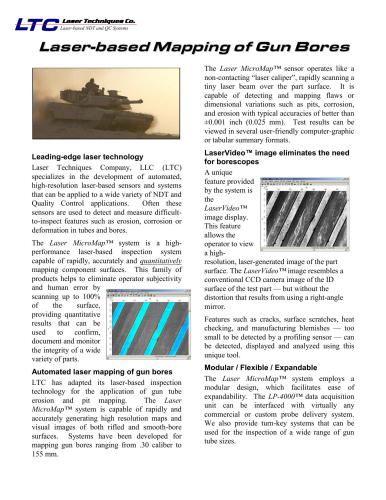 ﻿نقشه برداری بر اساس لیزر از سوراخ های تفنگ