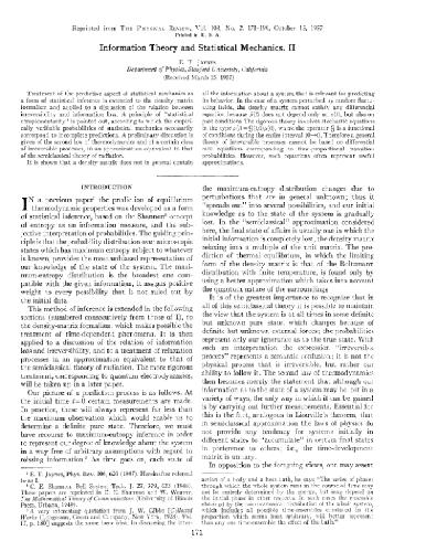 ﻿نظریه اطلاعات و مکانیک آماری II