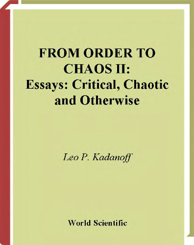 از Order to Chaos II: مقاله ، بحرانی ، هرج و مرج و غیره
