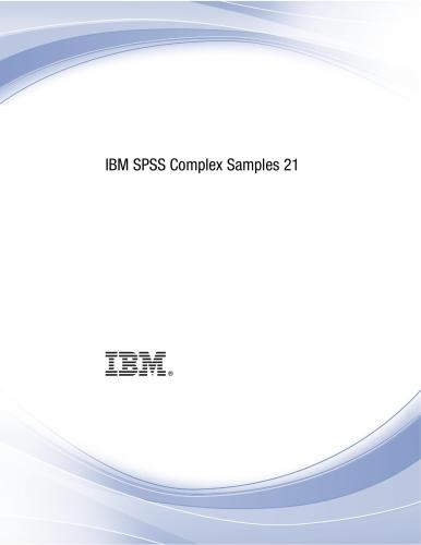 ﻿IBM. نمونه های پیچیده IBM SPSS 21