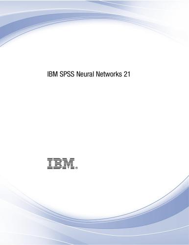﻿IBM. شبکه های عصبی IBM SPSS 21