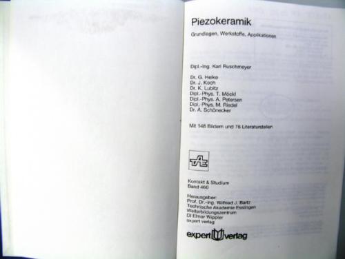 ﻿پیزوسرامیک ها: مبانی ، مواد ، کاربردها