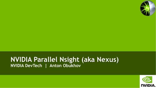 ﻿سخنرانی در CUDA 2010.11.2