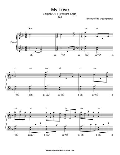 ﻿حماسه گرگ و میش Eclipse - Sia (عشق من)