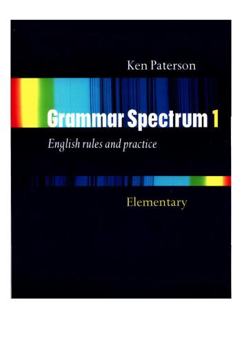 ﻿Grammar Spectrum 1 - قواعد و تمرین انگلیسی (با کلید)