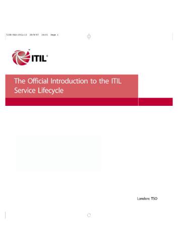 ﻿معرفی چرخه عمر سرویس ITIL v3 ITIL