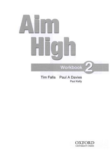 ﻿انتشارات دانشگاه آکسفورد ed. هدف سطح بالا 2: کتاب کار دوره متوسطه جدید