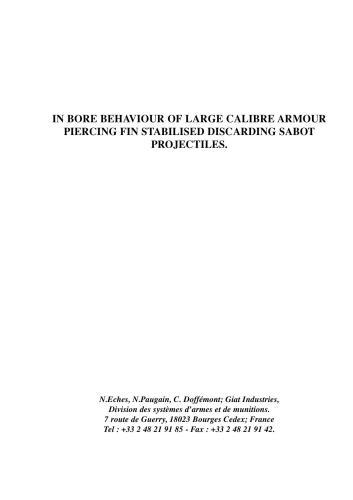 ﻿در رفتار حفره‌ای باله‌های سوراخ‌دار زرهی کالیبر بزرگ، پرتابه‌های سابوت را تثبیت کرد