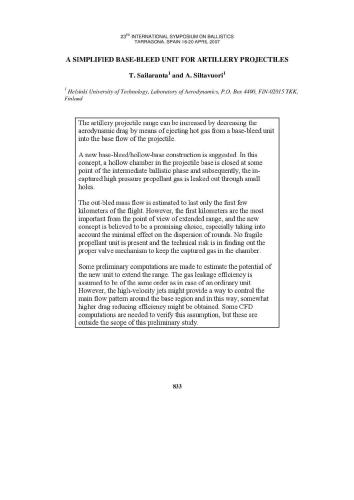 ﻿یک واحد ساده شده برای پرتابه های توپخانه