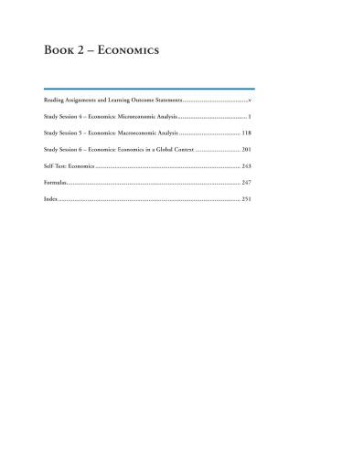 ﻿CFA. سطح 1. کتاب 2. اقتصاد 2016