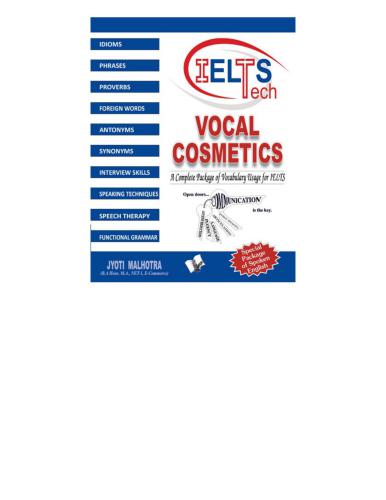 ﻿IELTS Tech- Vocal Cosmetics (بسته کاملی از استفاده از واژگان برای آیلتس)