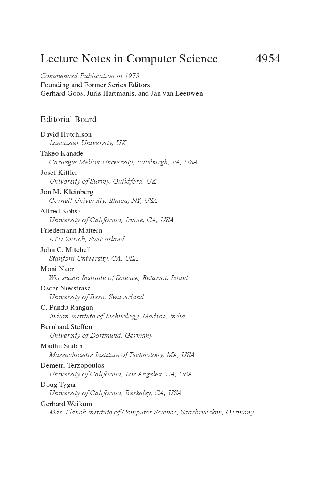 ترکیب نرم افزار: هفتمین سمپوزیوم بین المللی ، SC 2008 ، بوداپست ، مجارستان ، 29-30 مارس ، 2008. مجموعه مقالات