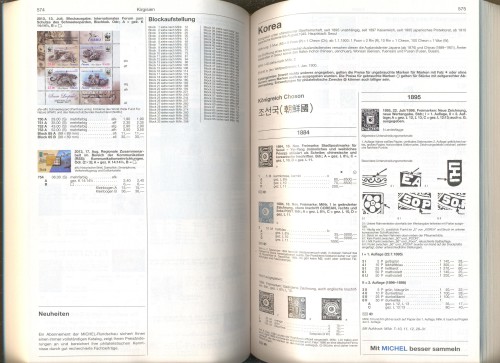 ﻿MICHEL ژاپن، کره، مغولستان، GUS در آسیا 2014 Ubersee-Katalog. باند 9.2 (قسمت 4 کره جنوبی)