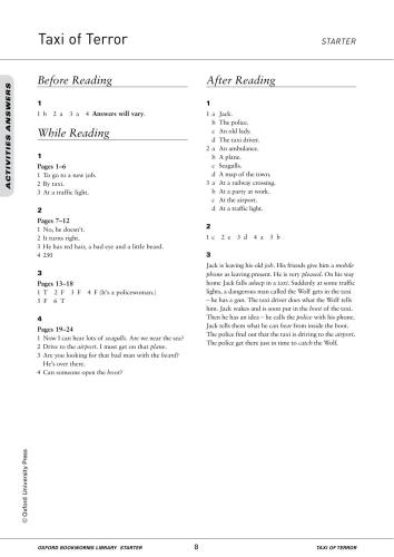 ﻿تاکسی وحشت (فعالیت ها)