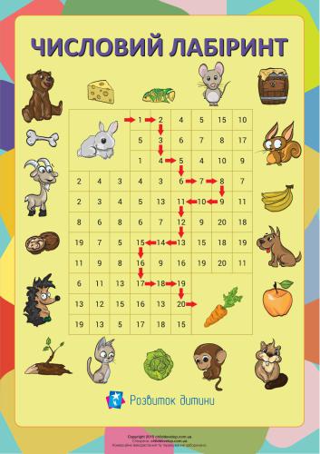 ﻿پیچ و خم های اعداد: اعداد و اعداد از 1 تا 20