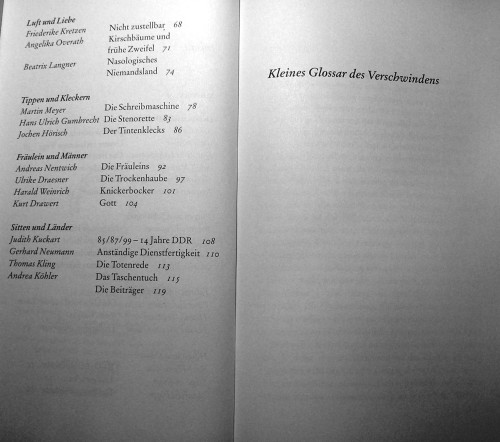 واژه نامه کوچک از ناپدید شدن: از درایو به گاز متوسط