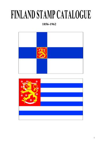 ﻿کاتالوگ تمبر فنلاند 1856-1962