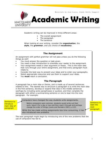 ﻿سبک و نگارش آکادمیک انگلیسی