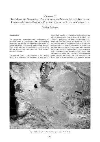 الگوی تسویه حساب Margiana از دوران برنز میانه تا اشکانی-ساسانی: کمک به مطالعه پیچیدگی