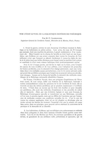 در مورد وضعیت فعلی بالستیک خارجی نظری