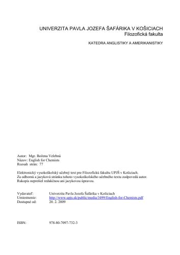 ﻿انگلیسی برای شیمیدانان