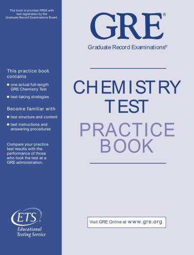 GRE آزمون شیمی. کتاب تمرین