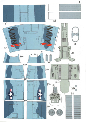﻿جنگنده آمریکایی Northrop F-5 E Tiger-2 از Maly Modelarz