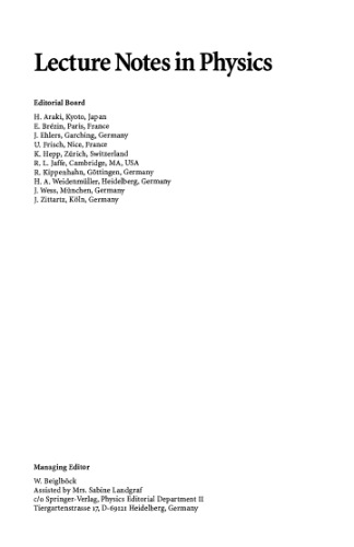 رشته ها و تقارن: مجموعه مقالات کنفرانس یادبود گورسی که در استانبول ، ترکیه ، 6-10 ژوئن 1994 برگزار شد