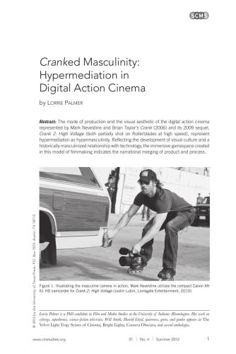 ﻿مردانگی لنگ. هایپرواسطه در سینمای اکشن دیجیتالی مردانگی. هایپرواسطه سازی در سینمای اکشن دیجیتال