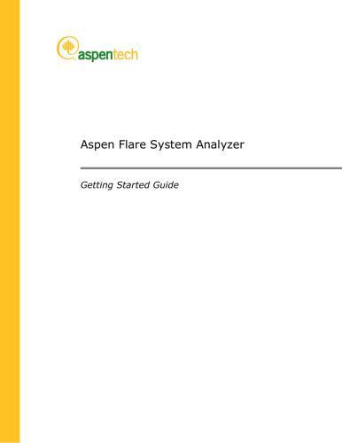 آنالایزر سیستم Aslan Flare. شروع به کار راهنمای v.8.0