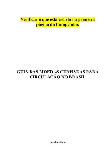 ﻿کاتالوگ سکه های برزیل (کاتالوگ مونت برزیل)