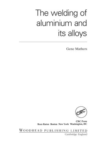 جوشکاری آلومینیوم و آلیاژهای آن (Сварка Алюминия и его сплавов)