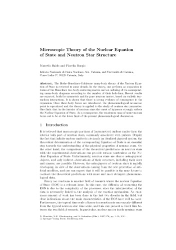 فیزیک فضای داخلی ستاره نوترون