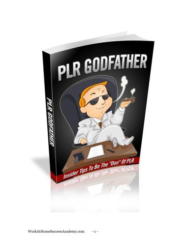 ﻿PLR پدرخوانده. نکات داخلی برای «دان» بودن PLR