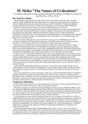 ﻿ماهیت تمدن ها