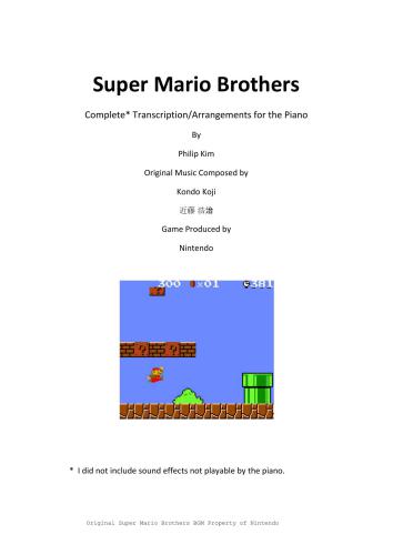 ﻿Super Mario Brothers 1