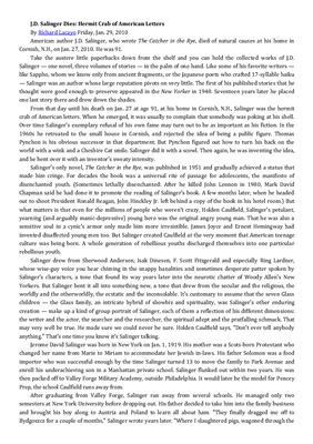 ﻿می میرد: خرچنگ گوشه نشین از نامه های آمریکایی