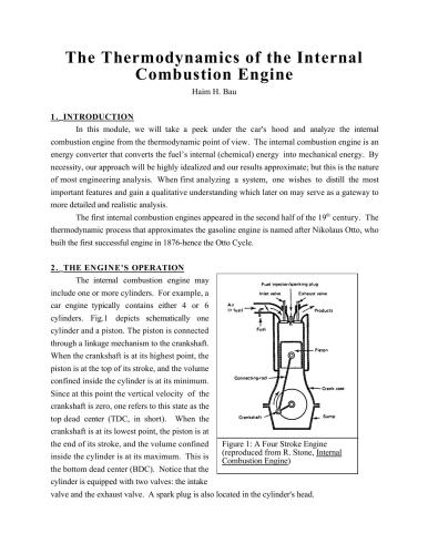 ﻿ترمودینامیک موتور احتراق داخلی