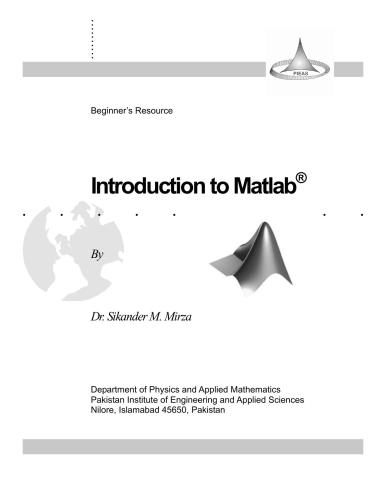 ﻿مقدمه ای بر Matlab
