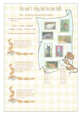 ﻿تمرینات فعل مدال - can