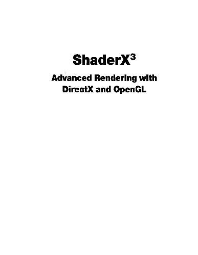 ﻿ShaderX3 - رندر پیشرفته با DirectX و OpenGL