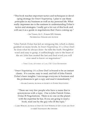 ﻿مذاکره هوشمندانه: این یک معامله تمام شده است