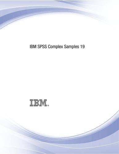 ﻿نمونه های پیچیده IBM SPSS 19
