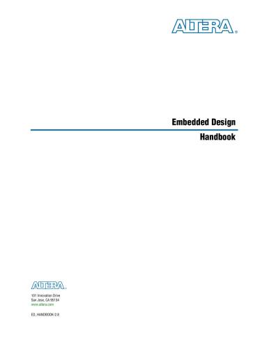 ﻿ALTERA - کتابچه راهنمای طراحی جاسازی شده