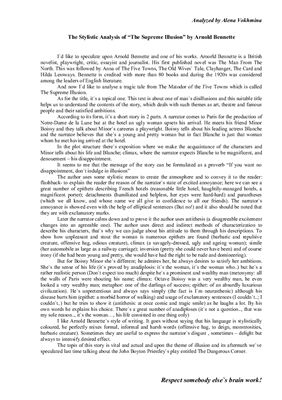 ﻿تحلیل سبکی توهم عالی اثر آرنولد بنت