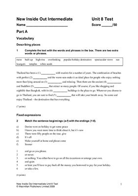 ﻿Inside Out Intermediate جدید. کتاب معلم. تست