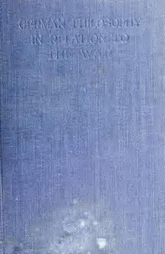 ﻿فلسفه آلمان در رابطه با جنگ (1915)