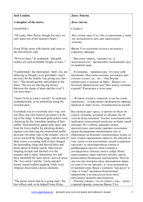 ﻿دختری از برف ها (двуязычная книга)