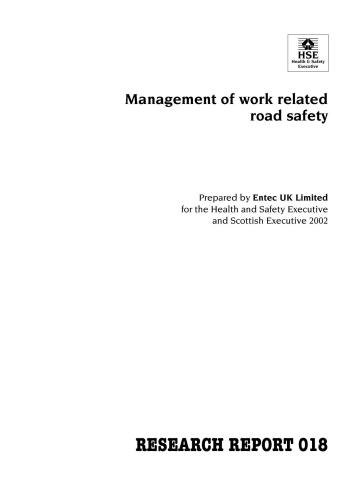 ﻿ربکا لنکستر و ریچل وارد. مدیریت ایمنی راه های مرتبط با کار